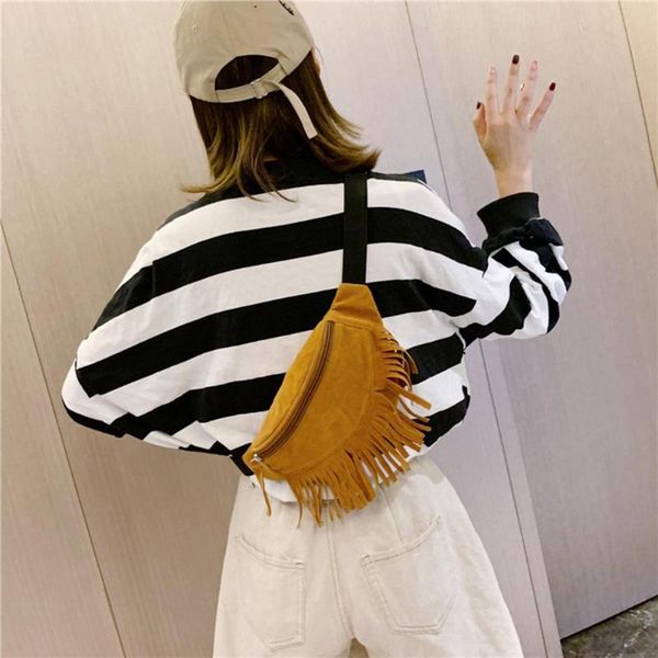 female flannel tassels waist packs women solid color fanny chest shoulder bags for decorating casual shopping traveling
female flannel tassels waist packs women solid color fanny chest shoulder bags for decorating casual shopping traveling