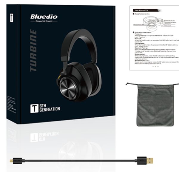 new arrival bluedio t6 headset active noise cancelling wireless bluetooth headphones good sound quality headset with three colors
new arrival bluedio t6 headset active noise cancelling wireless bluetooth headphones good sound quality headset with three colors