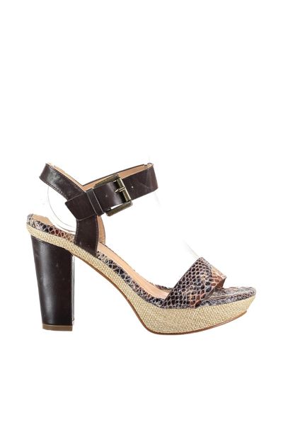 pearl brown women 's high-heeled shoes 120115954606, Black