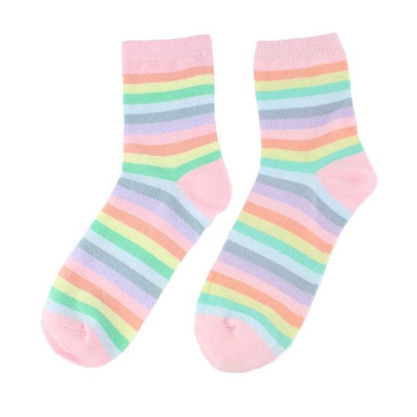 rainbow striped women socks casual autumn ladies breathable moisture wicking deodorant elastic socks, Black;white
rainbow striped women socks casual autumn ladies breathable moisture wicking deodorant elastic socks, Black;white