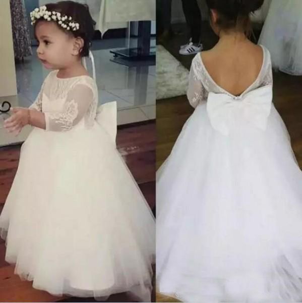 2020 latest cute lace flower girls dresses backless jewel neck bow three quarter sleeve kids halloween party gowns christmas dresses, White;blue
2020 latest cute lace flower girls dresses backless jewel neck bow three quarter sleeve kids halloween party gowns christmas dresses, White;blue