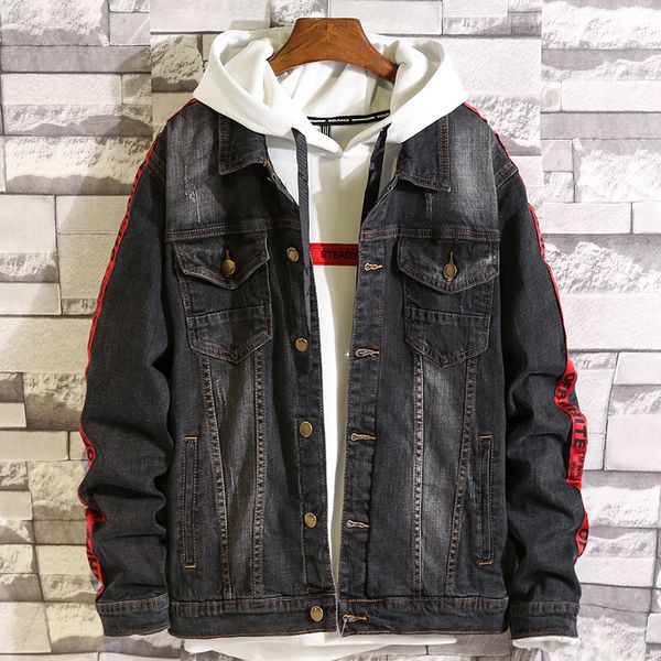 ready stockdiscount price - denim coat men's tiger head embroidery ribbon jacket fashion brand loose european and american street handsom
ready stockdiscount price - denim coat men's tiger head embroidery ribbon jacket fashion brand loose european and american street handsom