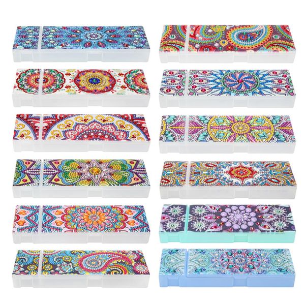 alloyseed diy mandala special shaped diamond painting 2 grids stationery pens jewelry storage box christmas kid gift pencil case
alloyseed diy mandala special shaped diamond painting 2 grids stationery pens jewelry storage box christmas kid gift pencil case