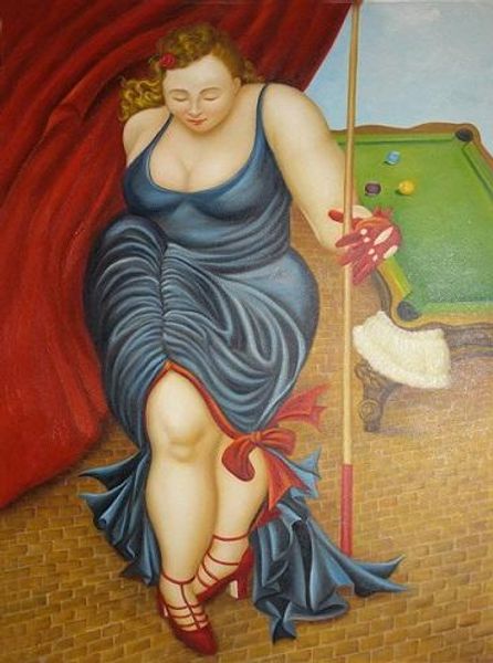 fernando botero bar snooker hand-painted & hd print famous abstract portrait art oil painting on canvas multi sizes fr01
fernando botero bar snooker hand-painted & hd print famous abstract portrait art oil painting on canvas multi sizes fr01