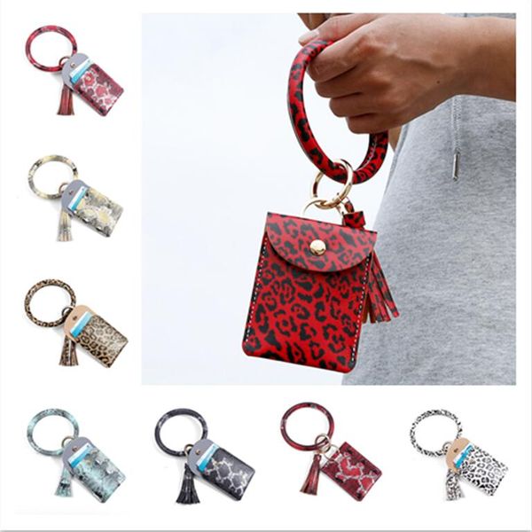 women bangle wristlets wallet coin purses tassels keychain card holder bag trendy leopard pu leather bracelets key chain zero wallets e22909, White
women bangle wristlets wallet coin purses tassels keychain card holder bag trendy leopard pu leather bracelets key chain zero wallets e22909, White