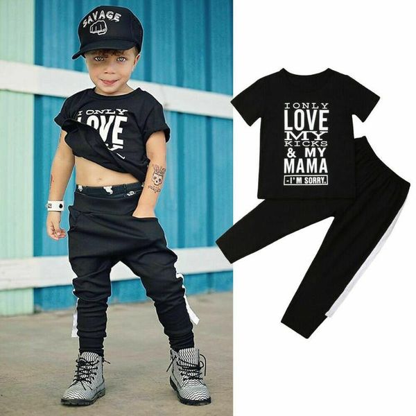 summer kids boy одежда набор с коротким рукавом письмо печати хлопок футболку топы длинные pant 2pcs дети одежда, White
summer kids boy одежда набор с коротким рукавом письмо печати хлопок футболку топы длинные pant 2pcs дети одежда, White
