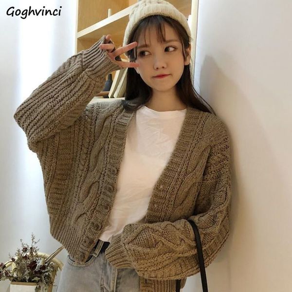 cardigan women v-neck solid retro elegant loose jumper crop charm slim lady winter sweater ulzzang fashion soft daily chic, White
cardigan women v-neck solid retro elegant loose jumper crop charm slim lady winter sweater ulzzang fashion soft daily chic, White