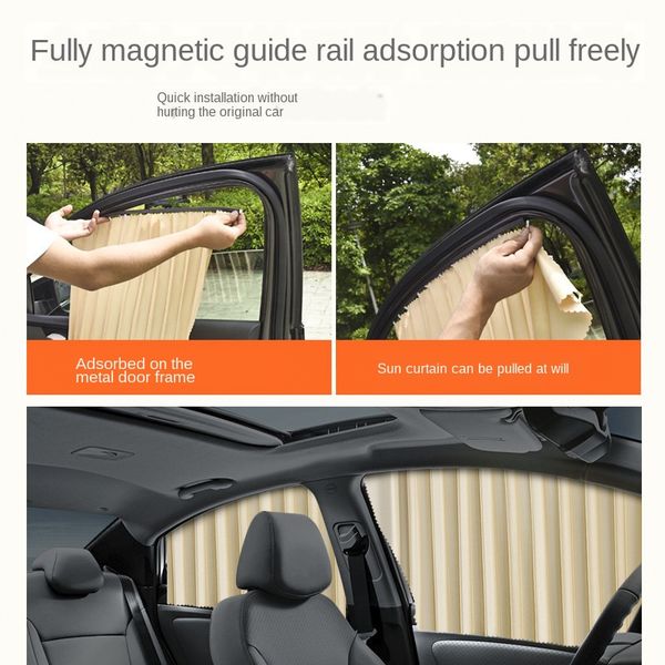 car curtains, sun shades, sunscreen curtains and heat insulation, automatic magnetic suction rails, general car sun shades
car curtains, sun shades, sunscreen curtains and heat insulation, automatic magnetic suction rails, general car sun shades