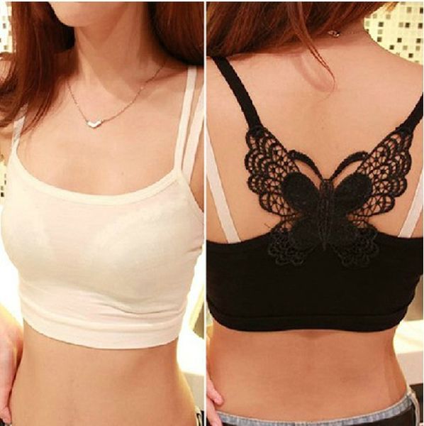 women fashion hollow butterfly y back lace anti emptied cami singlet vest crop camisa tanks, Black;white
women fashion hollow butterfly y back lace anti emptied cami singlet vest crop camisa tanks, Black;white