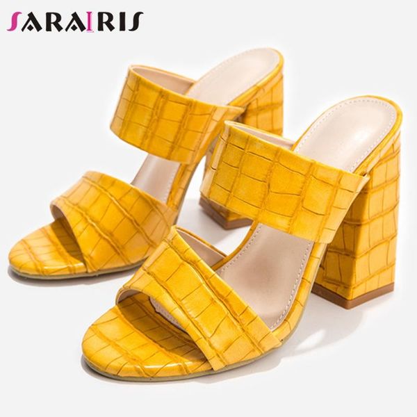 sarairis round toe new fashion female outdoor office casual high heel slippers solid slippers women summer shoes woman, Black
sarairis round toe new fashion female outdoor office casual high heel slippers solid slippers women summer shoes woman, Black