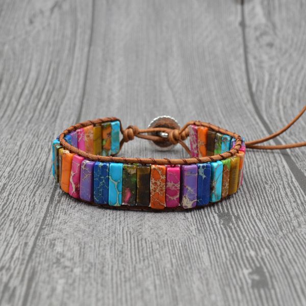 classic multi colors natural stone braided brown leather wrap bracelets chakra yoga bohemian jewelry creative gifts dropshipping, Black
classic multi colors natural stone braided brown leather wrap bracelets chakra yoga bohemian jewelry creative gifts dropshipping, Black