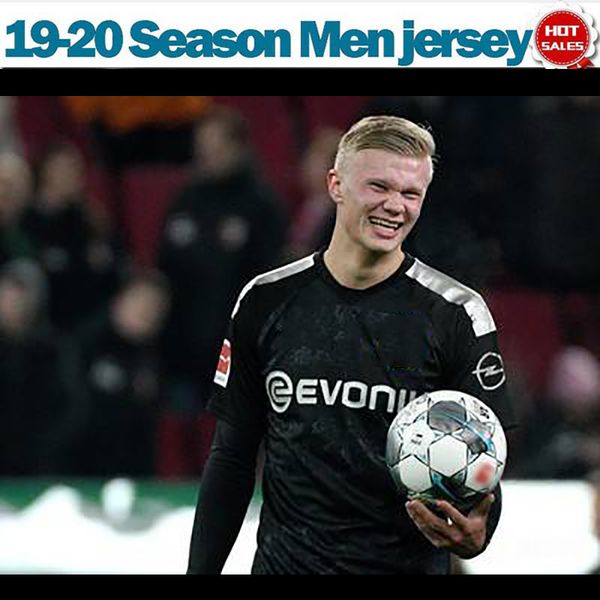 #17 haaland #11 reus away black soccer jerseys 19/20 #7 sancho #9 paco alcacer soccer shirts short sleeve 2020 football uniforms on sale, Black;yellow
#17 haaland #11 reus away black soccer jerseys 19/20 #7 sancho #9 paco alcacer soccer shirts short sleeve 2020 football uniforms on sale, Black;yellow