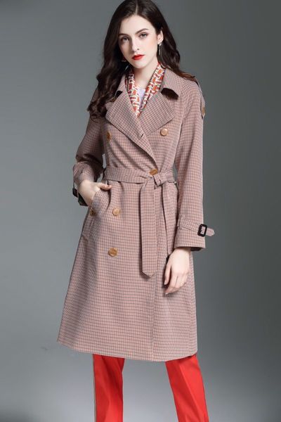 women's trench coats solid color long classic windbreaker waterproof british new high-end english style autumn winter gabadian c62, Tan;black
women's trench coats solid color long classic windbreaker waterproof british new high-end english style autumn winter gabadian c62, Tan;black