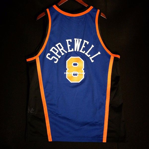 100% stitched #8 latrell sprewell sewn blue jersey mens vest size xs-6xl stitched basketball jerseys ncaa, Black;blue
100% stitched #8 latrell sprewell sewn blue jersey mens vest size xs-6xl stitched basketball jerseys ncaa, Black;blue