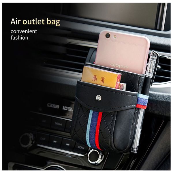 car outlet vent seat back tidy storage box pu leather coin bag with suspension bags for mobile phone storage boxes
car outlet vent seat back tidy storage box pu leather coin bag with suspension bags for mobile phone storage boxes
