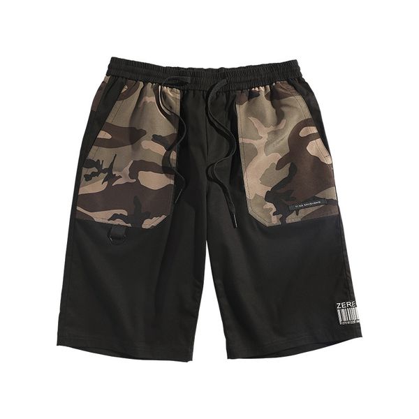 men's shorts mens ins casual loose cargo camouflage pants summer breathable male clothing knee length, White;black
men's shorts mens ins casual loose cargo camouflage pants summer breathable male clothing knee length, White;black
