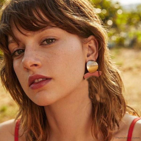 Popular Geometric Earrings Punk Style Stud Pesonalized Earrings For Women Black Pink Red Color Stud Earrings E0390
Popular Geometric Earrings Punk Style Stud Pesonalized Earrings For Women Black Pink Red Color Stud Earrings E0390