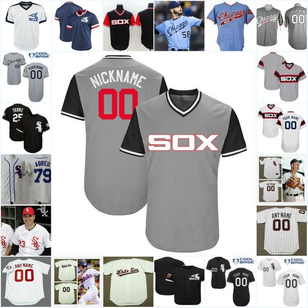 custom chicago baseball jersey yoan moncada daniel palka jose rondon tim anderson eloy jimenez jose abreu carlton fisk jim thome jersey, Blue;black
custom chicago baseball jersey yoan moncada daniel palka jose rondon tim anderson eloy jimenez jose abreu carlton fisk jim thome jersey, Blue;black