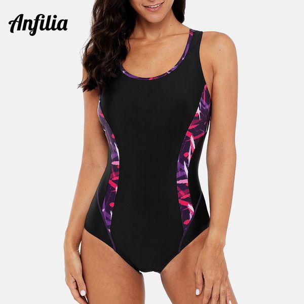 anfilia women one piece sports swimsuit sports swimwear color block print monokini beach bathing suit fitness bodysuit, White;black
anfilia women one piece sports swimsuit sports swimwear color block print monokini beach bathing suit fitness bodysuit, White;black