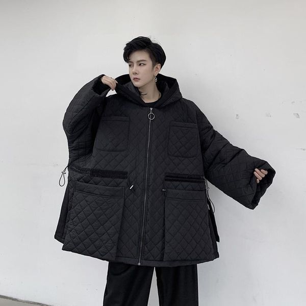 2019!зимние темные мужчины и женщины модели код личности мульти-карманный шнурок дизайн свободный рукав летучей мыши с капюшоном хлопчатобум, Black
2019!зимние темные мужчины и женщины модели код личности мульти-карманный шнурок дизайн свободный рукав летучей мыши с капюшоном хлопчатобум, Black