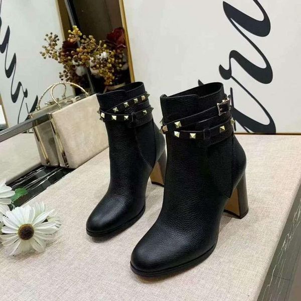 newly launched womens boots thigh high heel boots autumn and winter rivet belt fascinating retro leisure, Black
newly launched womens boots thigh high heel boots autumn and winter rivet belt fascinating retro leisure, Black