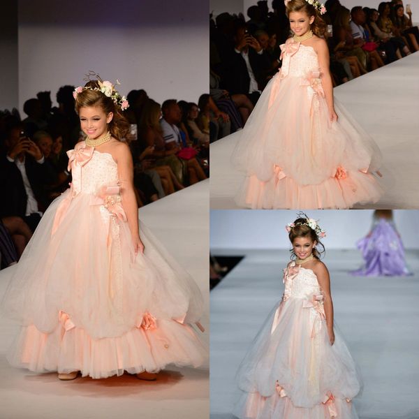 cute pink flower girl dresses strapless with big bow beads a line girls pageant gowns toddlers first communion gowns for wedding party, White;blue
cute pink flower girl dresses strapless with big bow beads a line girls pageant gowns toddlers first communion gowns for wedding party, White;blue