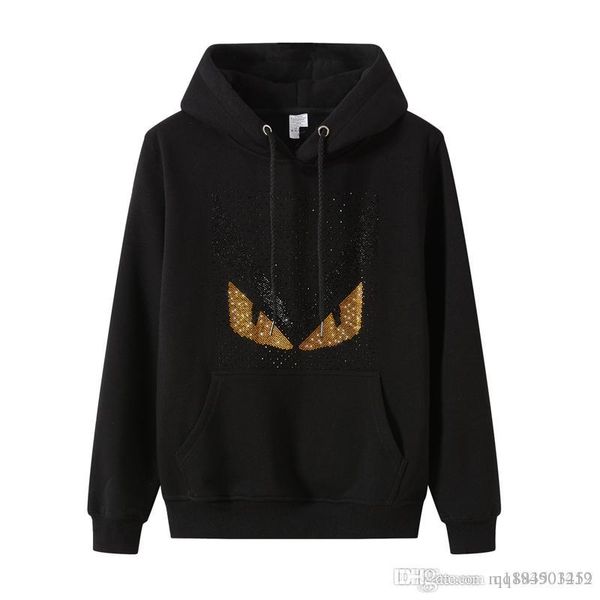 new monster hooded sweater men's sports shirt drilling and velvet hooded sweater casual hoodie jacket size s-3xl designer hood, Black
new monster hooded sweater men's sports shirt drilling and velvet hooded sweater casual hoodie jacket size s-3xl designer hood, Black