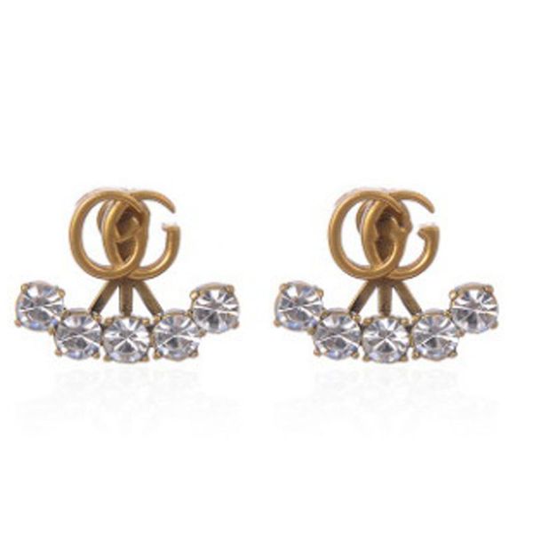 2020 women's luxury fashion jewelry designer earrings original silver crystal diamond womens stud earring, Golden
2020 women's luxury fashion jewelry designer earrings original silver crystal diamond womens stud earring, Golden