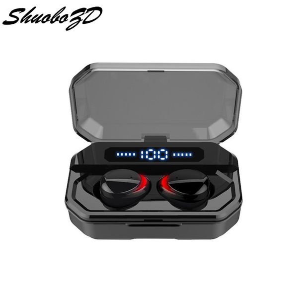 new tws bluetooth earphone v5.0 wireless earbuds waterproof 8d stereo headphon touch control power display headset for ios android
new tws bluetooth earphone v5.0 wireless earbuds waterproof 8d stereo headphon touch control power display headset for ios android