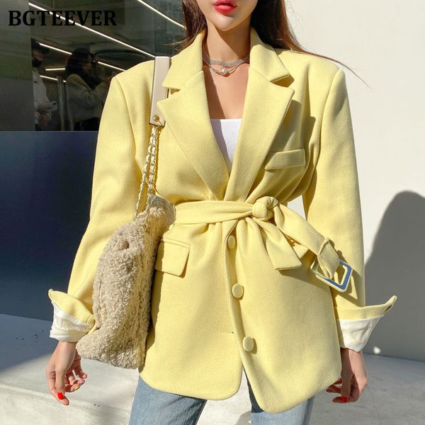 bgteever chic loose notched collar warm women blazer single-breasted sashes belted pockets female suit jacket 2020 spring, White;black
bgteever chic loose notched collar warm women blazer single-breasted sashes belted pockets female suit jacket 2020 spring, White;black