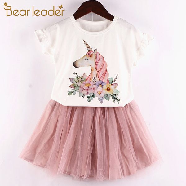 bear leader girls clothes 2019 summer girls clothing set kids clothes cartoon t-shirt + pink mesh princess dress cloth set 2-6y, White
bear leader girls clothes 2019 summer girls clothing set kids clothes cartoon t-shirt + pink mesh princess dress cloth set 2-6y, White