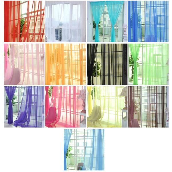 fashion simple solid color tulle door window curtain washable drape panel sheer scarf valances translucent design
fashion simple solid color tulle door window curtain washable drape panel sheer scarf valances translucent design