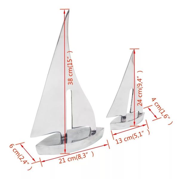 two piece sailing boat decoration aluminium silver wall stickers
two piece sailing boat decoration aluminium silver wall stickers