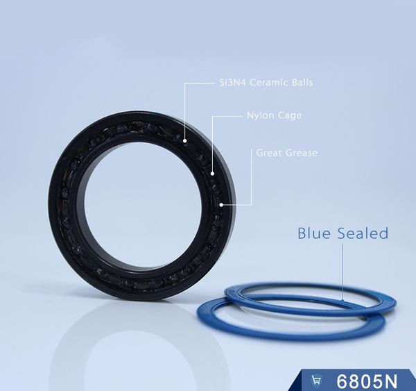 6805n hybrid ceramic bearing 25x37x6mm ( 1 pc) bicycle bb51 bottom hub 6805-rd 6805n-rs 25376 rs si3n4 ball bearings 6805n-2rs
6805n hybrid ceramic bearing 25x37x6mm ( 1 pc) bicycle bb51 bottom hub 6805-rd 6805n-rs 25376 rs si3n4 ball bearings 6805n-2rs