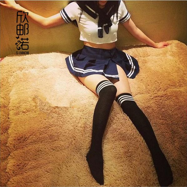 exotic clothes women lingerie erotic costumes lenceria school cosplay student uniform girl outfit dress+stockings, Red;black 
exotic clothes women lingerie erotic costumes lenceria school cosplay student uniform girl outfit dress+stockings, Red;black