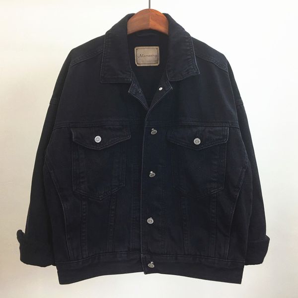 autumn wash black denim jacket women korean fashion long sleeve single breasted casual loose short jeans coat female streetwear, Black;brown
autumn wash black denim jacket women korean fashion long sleeve single breasted casual loose short jeans coat female streetwear, Black;brown