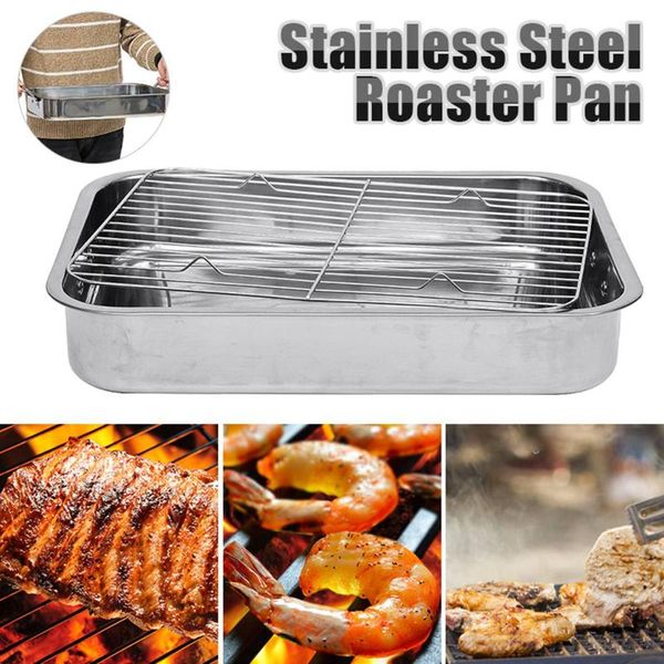 42x32x7cm baking tray with removable cooling rack set stainless steel baking pan sheet non toxic , used for oven, dishwasher
42x32x7cm baking tray with removable cooling rack set stainless steel baking pan sheet non toxic , used for oven, dishwasher