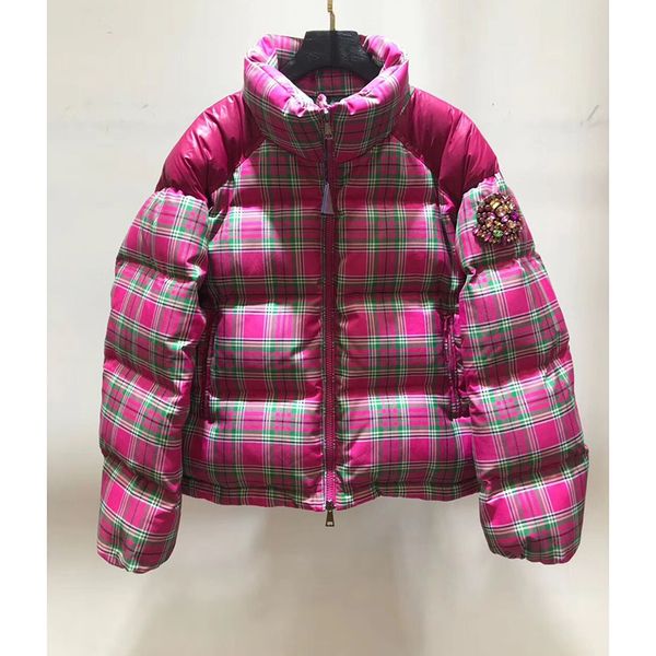 winter women's down jacket cristal plaid coquille doudoune rose vert sport loisirs col debout blanc canard veste femme 2019, Black
winter women's down jacket cristal plaid coquille doudoune rose vert sport loisirs col debout blanc canard veste femme 2019, Black