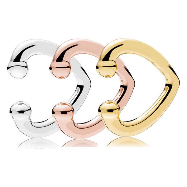 authentic 925 sterling silver earring rose golden open heart ear cuff earring for women wedding gift diy jewelry, Golden;silver
authentic 925 sterling silver earring rose golden open heart ear cuff earring for women wedding gift diy jewelry, Golden;silver