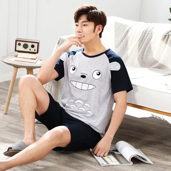 men's sleepwear 2021 men pajamas set cartoon 100% cotton plus size l-3xl pyjama short sleeve shirt +shorts casual suit male loungewear, Black;brown
men's sleepwear 2021 men pajamas set cartoon 100% cotton plus size l-3xl pyjama short sleeve shirt +shorts casual suit male loungewear, Black;brown