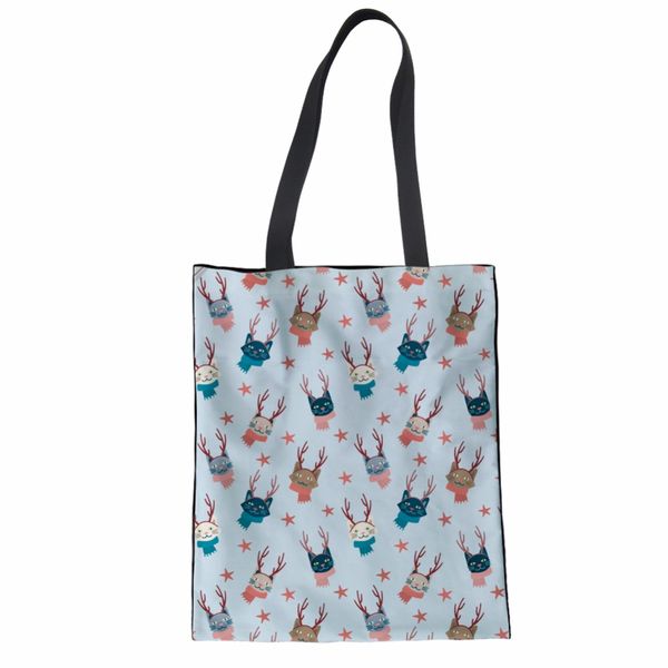 noisydesigns женщины многоразовые сумки для покупок холст 3d мультфильм cat pattern печати для девочек эко складной мешок мешок хранения кор
noisydesigns женщины многоразовые сумки для покупок холст 3d мультфильм cat pattern печати для девочек эко складной мешок мешок хранения кор