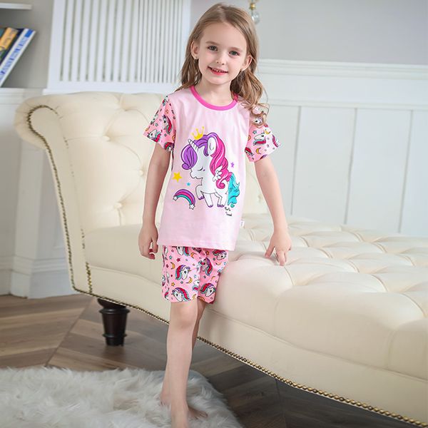 summer children's pajamas girls cartoon unicorn pajamas infantil baby clothing sets cotton kids pyjamas sleepwear boys pijamas, Blue;red
summer children's pajamas girls cartoon unicorn pajamas infantil baby clothing sets cotton kids pyjamas sleepwear boys pijamas, Blue;red