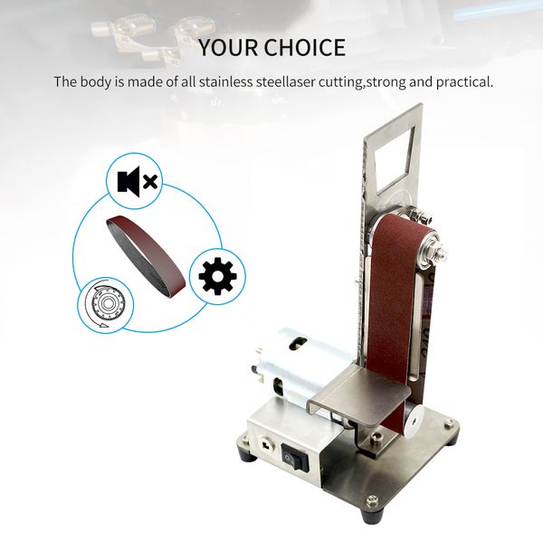 vertical mini electric belt machine sander sanding grinding polishing machine abrasive belts grinder diy polishing cutter edges
vertical mini electric belt machine sander sanding grinding polishing machine abrasive belts grinder diy polishing cutter edges