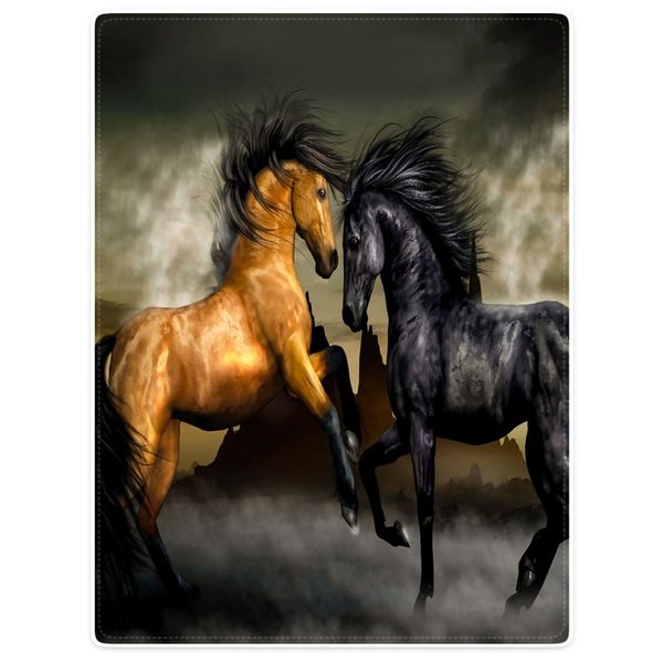 hommomh blanket throw comfort warm soft plush throw for sofa vintage style horse black and yellow
hommomh blanket throw comfort warm soft plush throw for sofa vintage style horse black and yellow