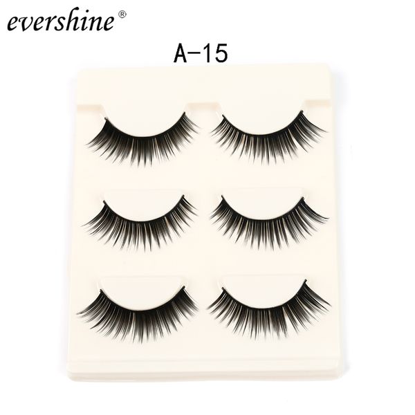3 pairs evershine false eyelashes 3d faux mink hair soft lashes extension european and american makeup tools#a-15
3 pairs evershine false eyelashes 3d faux mink hair soft lashes extension european and american makeup tools#a-15