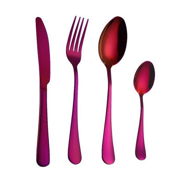 7 colors high-grade colorful stainless steel flatware set spoon fork knife teaspoon dinnerware set cutlery tableware sets
7 colors high-grade colorful stainless steel flatware set spoon fork knife teaspoon dinnerware set cutlery tableware sets