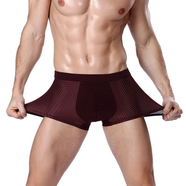 men's ice silk breathable boxer modal men's mid-waist shorts large size mesh boxer solid color shorts xl 1pcs, Black;white
men's ice silk breathable boxer modal men's mid-waist shorts large size mesh boxer solid color shorts xl 1pcs, Black;white