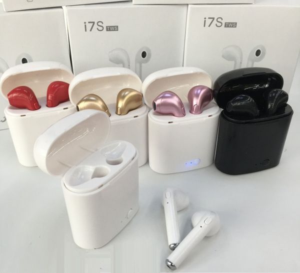 NEW Bluetooth Headphones I7 I7S TWS Twins Earbuds Mini Wireless Earphones Headset with Mic Stereo V4.2 for phone Android with retail Package
NEW Bluetooth Headphones I7 I7S TWS Twins Earbuds Mini Wireless Earphones Headset with Mic Stereo V4.2 for phone Android with retail Package