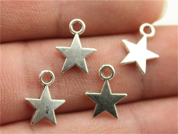 wysiwyg 40pcs 11x8mm 3 colors antique gold, antique silver, bronze tiny star charm star pendant lot for jewelry making, Bronze;silver
wysiwyg 40pcs 11x8mm 3 colors antique gold, antique silver, bronze tiny star charm star pendant lot for jewelry making, Bronze;silver