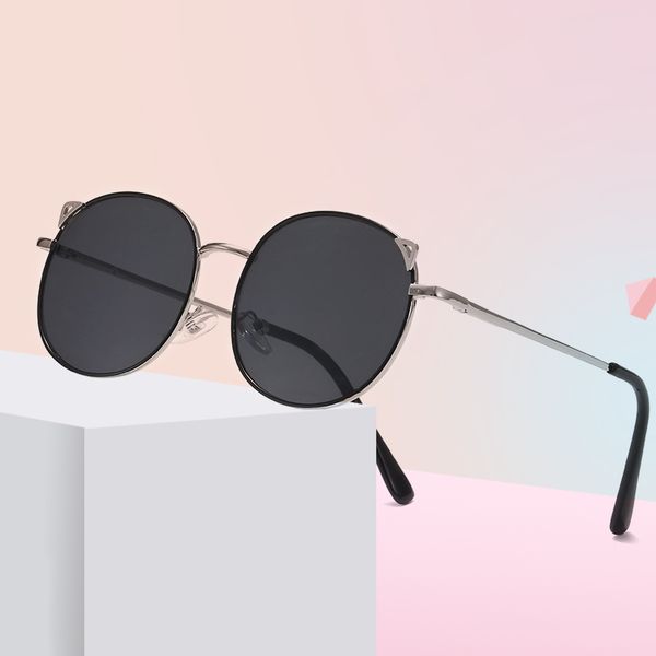 metal cat ears children sunglasses cute kids glasses children sunglasses boys girls brand vintage uv400 sunglasses okulary, Blue
metal cat ears children sunglasses cute kids glasses children sunglasses boys girls brand vintage uv400 sunglasses okulary, Blue